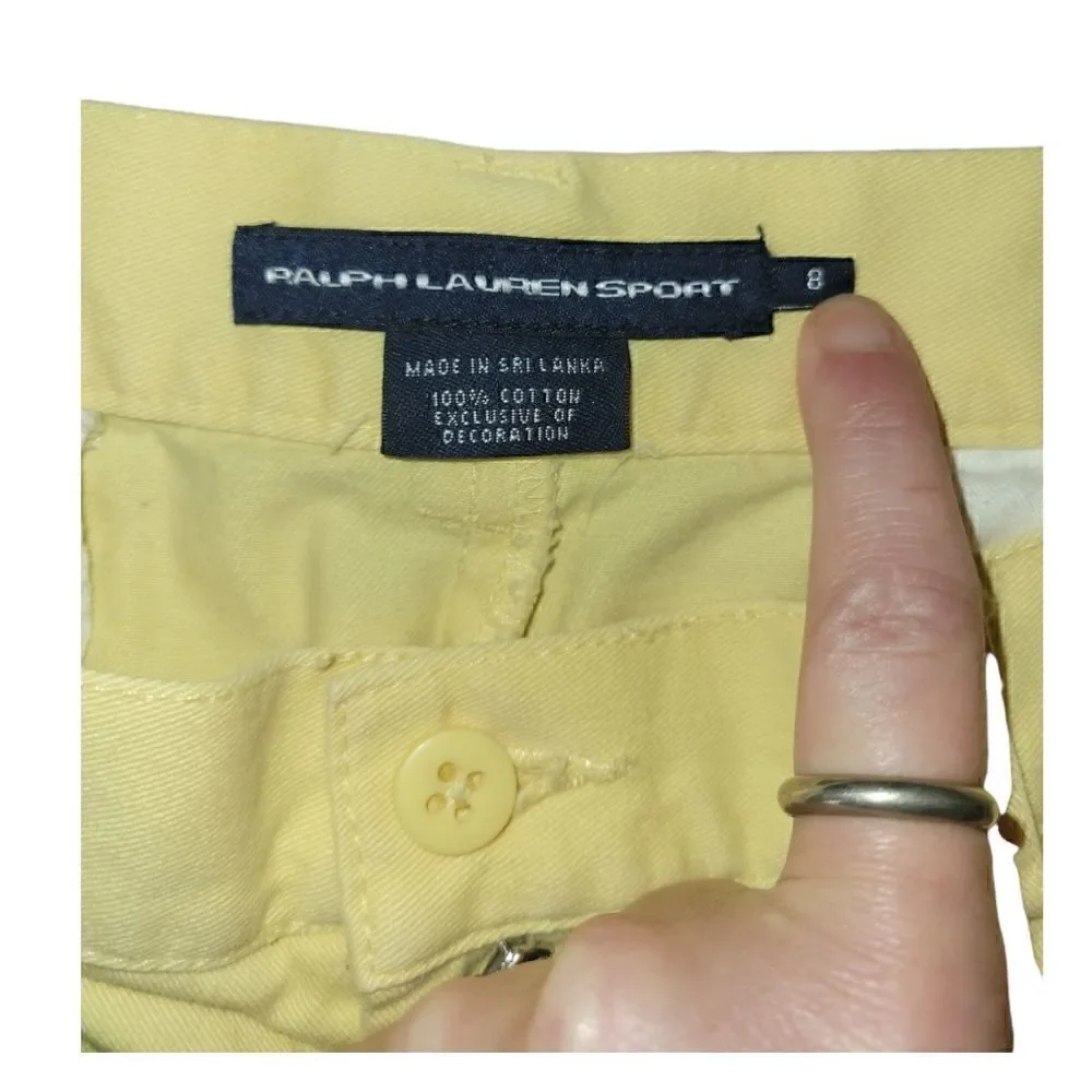 Ralph Lauren Sport Yellow Khaki 4.5